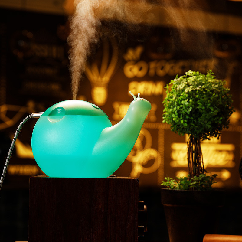 550 ml mielas sraigių oro drėkintuvas, didelės talpos ultragarsinis aromatinis aliejaus difuzorius naktinis šviestuvas mini USB namų biuro automobilinis rūko gamintojas