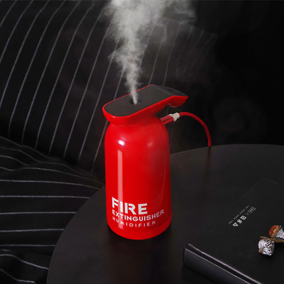 Jaunākais 200 ml Fire Gaisa mitrinātājs Aroma eļļas difuzors USB Cool Mist Smidzinātājs ar krāsainu nakts gaismu mājas automašīnai