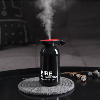 Cel mai nou umidificator de aer de foc de 200 ml Difuzor de ulei de aromă Pulverizator de ceață rece USB cu lumină de noapte colorată pentru mașină acasă