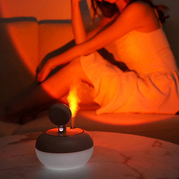 2022 Creative Sunset Light Humidifier Usb Home Sunset Light Humidifier Υπνοδωμάτιο Mini Atomizer Νέος πολυλειτουργικός