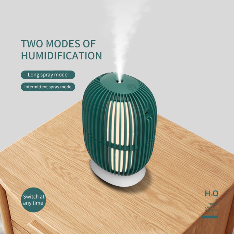 Νέος υγραντήρας H8 Cactus Cute Mini Household Μικρός ενυδατικός Αρωματοθεραπεία USB Humidifier Πολύχρωμο φως νύχτας