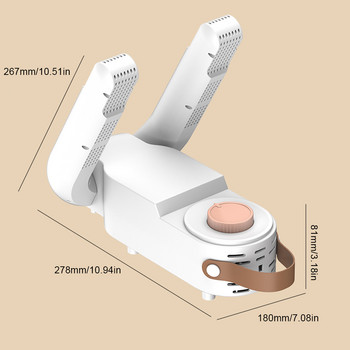 Fast Dryer Heater Φορητό Πτυσσόμενο Παπούτσια στεγνωτήριο Μηχάνημα Αποσμητικό Συσκευή Αφυγραντήρας Πόδι Θερμοστάτης για το Χειμώνα 220V 150W