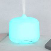 Légpárásító 500ml Ultrahangos aromaterápiás gép illóolaj diffúzor Távirányítós aromadiffúzor színes fénnyel