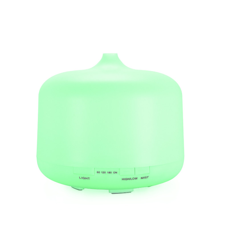 Légpárásító 500ml Ultrahangos aromaterápiás gép illóolaj diffúzor Távirányítós aromadiffúzor színes fénnyel