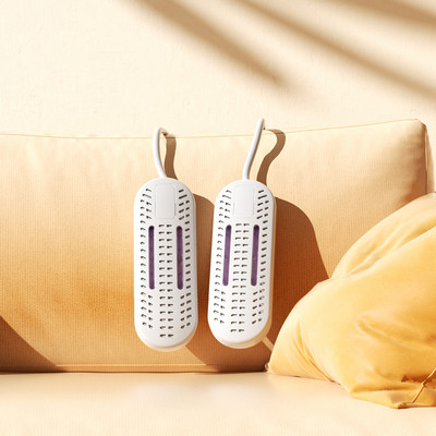 Aroomiteraapia 110v-220V kujuga Voilet Light kingakuivati jalakaitse saapade lõhnadeodorant kuivatusseade jalatsikuivati