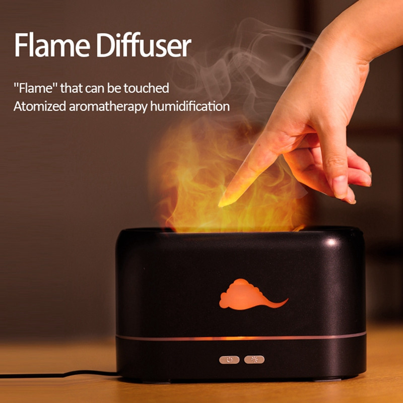 EAS-Flame Air Humidifier Ultrasonic Aromatherapy Humidifiers Smell Diffusers Ηλεκτρικό αποσμητικό χώρου με τηλεχειριστήριο