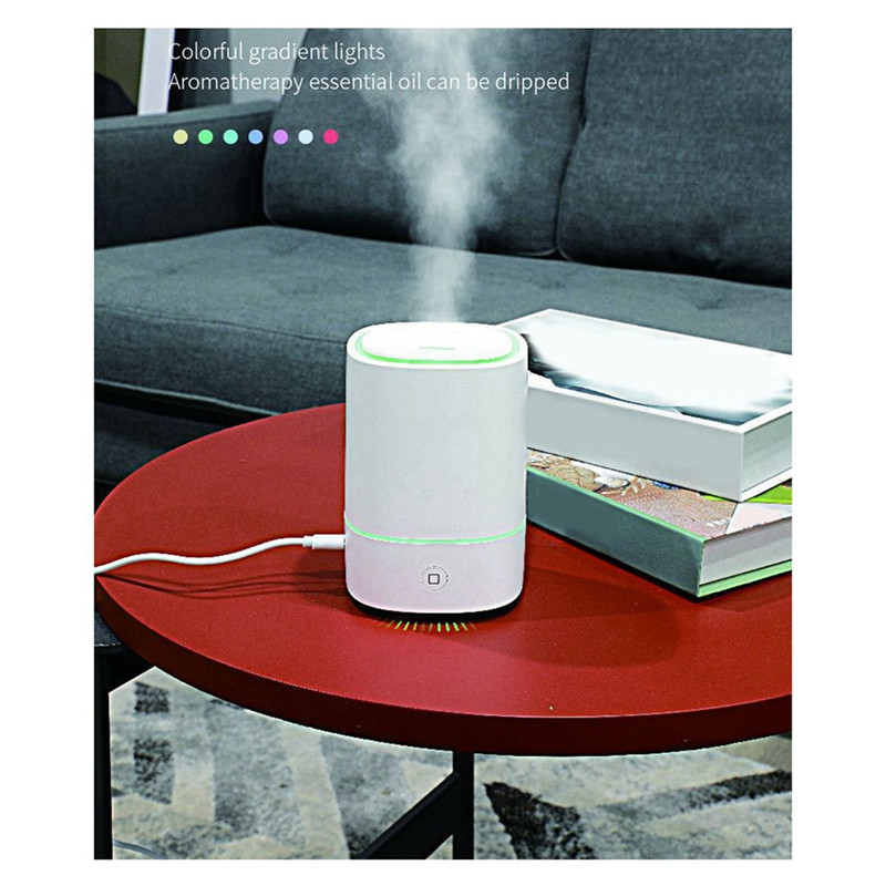 1 tk hajuti koju, õhuniisutaja kontorisse, ühistuppa Essentials aroomiteraapia ultraheli difuusorid valge ABS + silikoon + metall