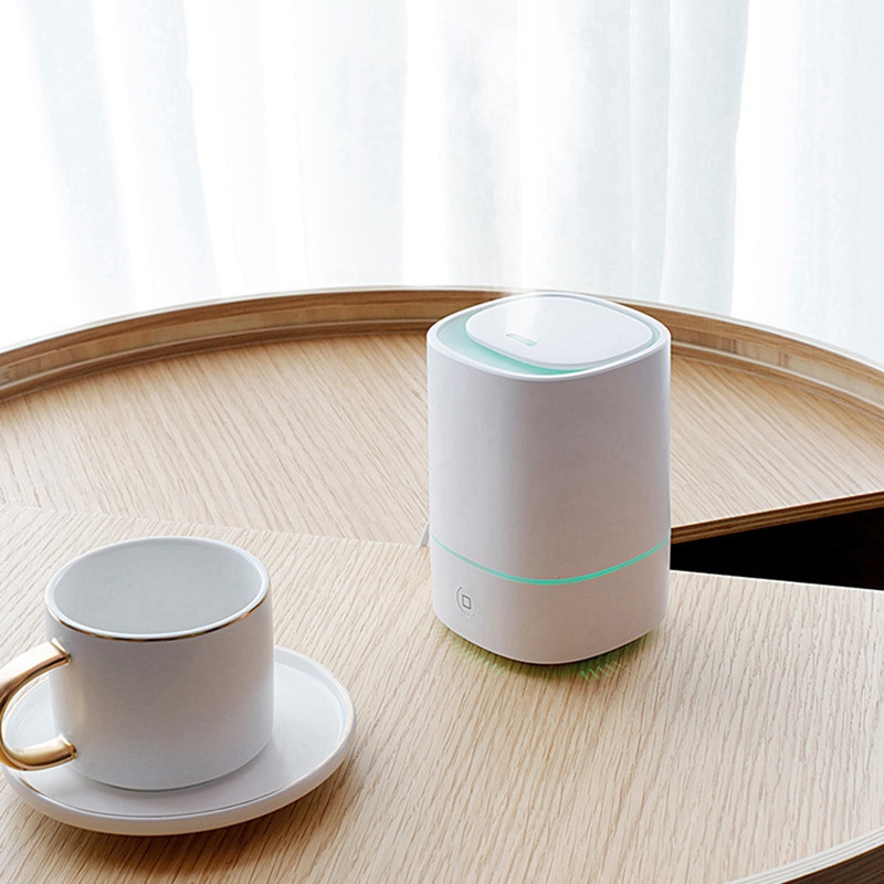 1 tk hajuti koju, õhuniisutaja kontorisse, ühistuppa Essentials aroomiteraapia ultraheli difuusorid valge ABS + silikoon + metall