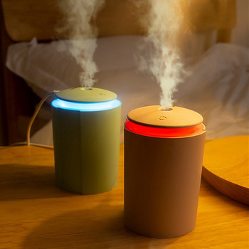 Мини овлажнител за въздух, дифузор за ароматни етерични масла за домашна спалня, кола, ултразвуков USB уред за мъгла с LED нощна лампа