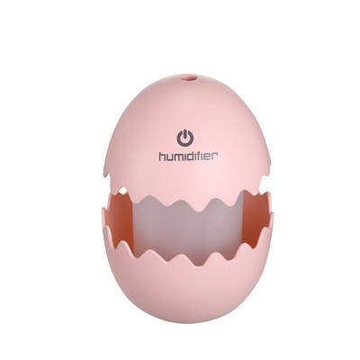 Kreatív Funny Egg Diffúzor Párásító Meleg Éjszakai Fény USB Mini Diffúzor Otthoni Irodai Asztali Ködkészítő