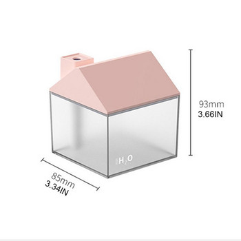Φορητός Mini Humidifier Negative Ions 250ml Small Cool Mist Humidifier for Baby Bedroom Travel Office Super Quiet