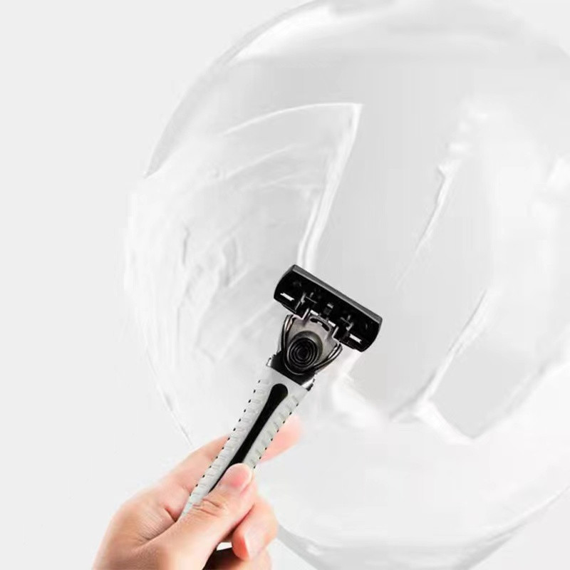 12/6 vnt. skutimosi peiliukai vyrų skutimosi skustuvas vyrams veido plaukų šalinimui Sharp 6 sluoksnių skutimosi peiliukų įrankių rinkinys su skustuvo rankena