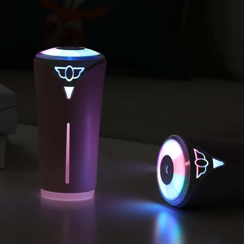 Mini légpárásító USB 7 színű LED fényváltós aromadiffúzor USB légpárásító illóolajos diffúzor aromaterápia