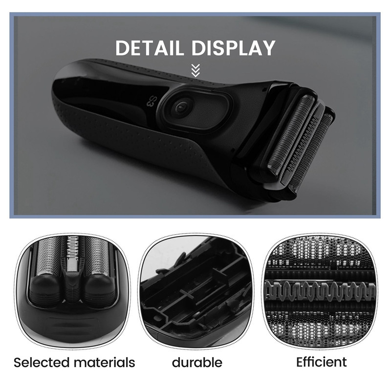 Kuum 21B pardli asenduspea Braun Series 3 elektriliste pardlite 301S,310S,320S,330S,340S,360S,3010S,3020S,3030S,3040 jaoks