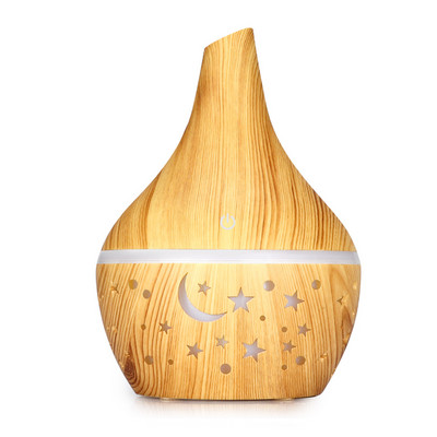 300 ml aroomiteraapiline õhuniisutaja USB eeterlike õlide hajuti siseruumide niisutaja jaoks Wood Grain Ultrasonic Cool Mist õhuniisutaja