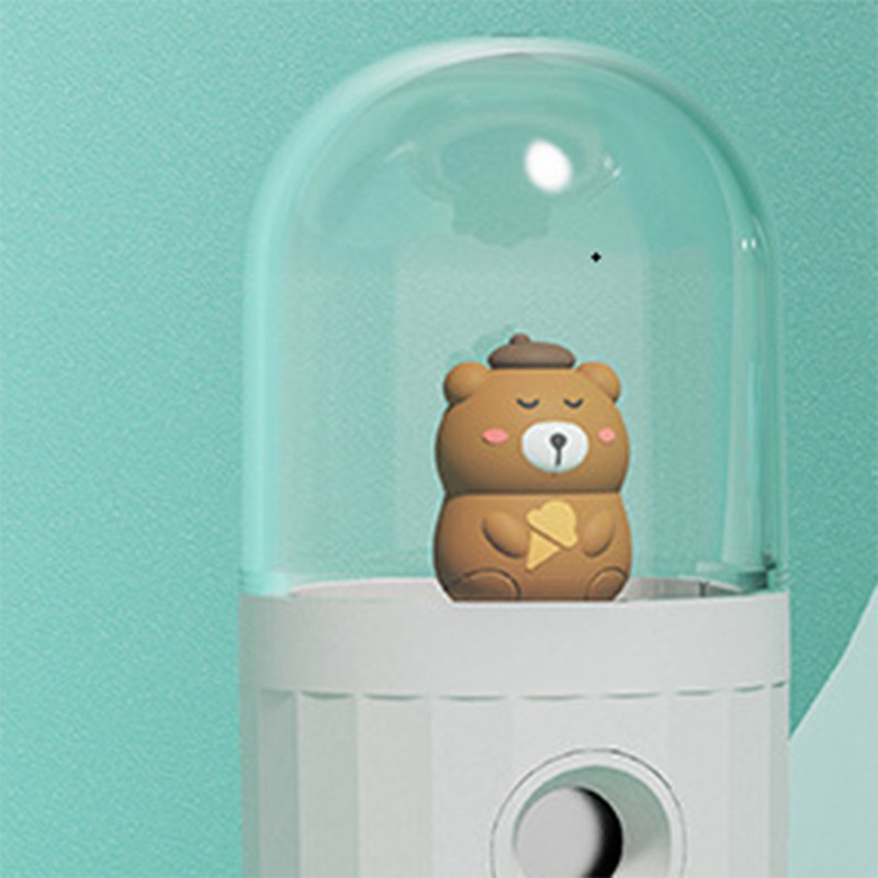 Umidificator de mașină Păpușă drăguță de desene animate, portabil, reîncărcabilă, difuzor de parfum Mister, cadou