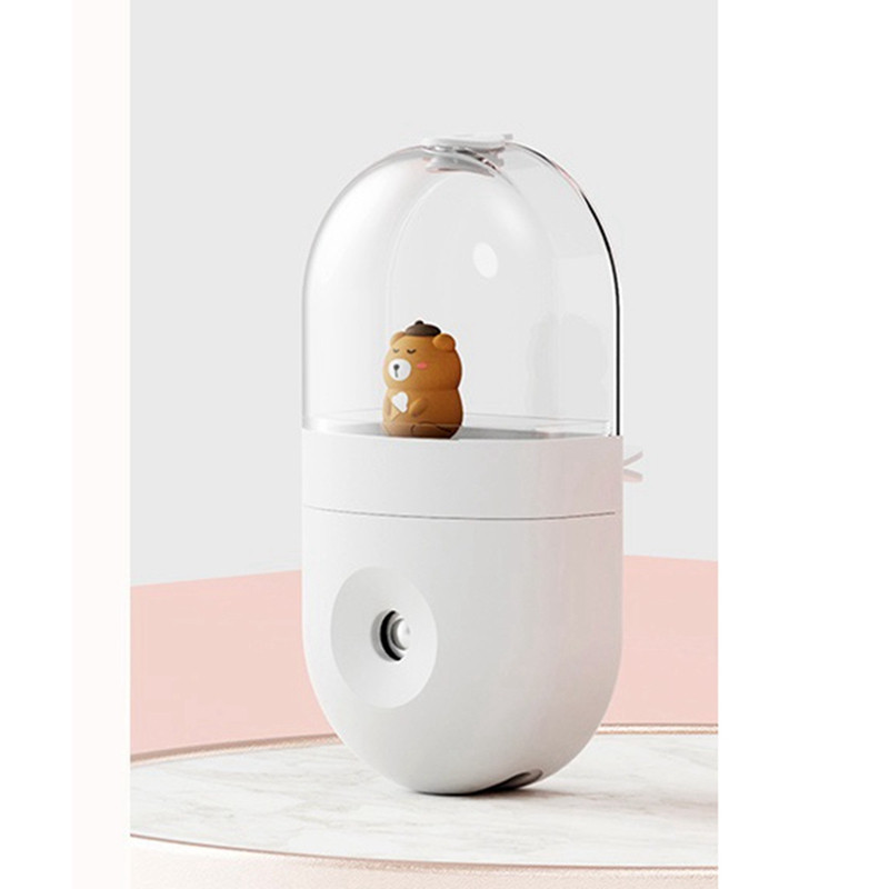 Umidificator de mașină Păpușă drăguță de desene animate, portabil, reîncărcabilă, difuzor de parfum Mister, cadou