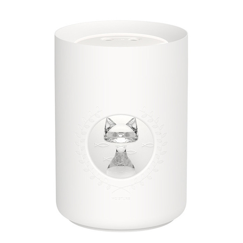 Umidificator de aer dublu de masă Dispozitiv de producere a ceață rece Dormitor Aromă Ulei esențial Difuzor Pulverizator Ultra-silențios N0PF