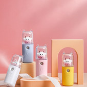 Υγραντήρας αγελάδας Γυναικείο Μακιγιάζ Όργανο Αναπλήρωσης Νερού Χειροκίνητο USB Γυναικείο Άρωμα Νάνο Ψεκαστήρα αλκοόλης