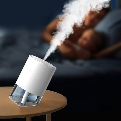 VNBBT 350ml Κεκλιμένος υγραντήρας ομίχλης LED Ultrasonic Aroma Diffuser Air Humidifier για οικιακό γραφείο