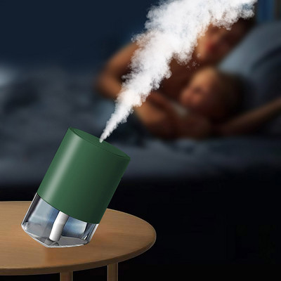 VNBBT 350ml Κεκλιμένος υγραντήρας ομίχλης LED Ultrasonic Aroma Diffuser Air Humidifier για οικιακό γραφείο