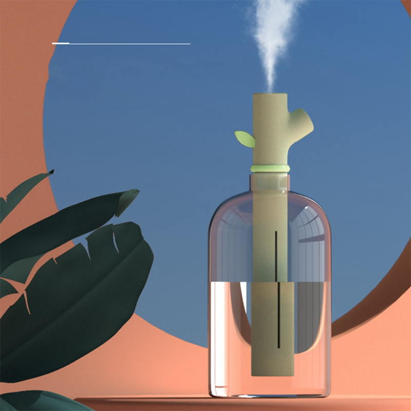 Kaasaskantav USB atmosfääri niisutaja veepudeli haru ultraheli uduvalmistaja Fogger Humidificador difuusor kodu jaoks