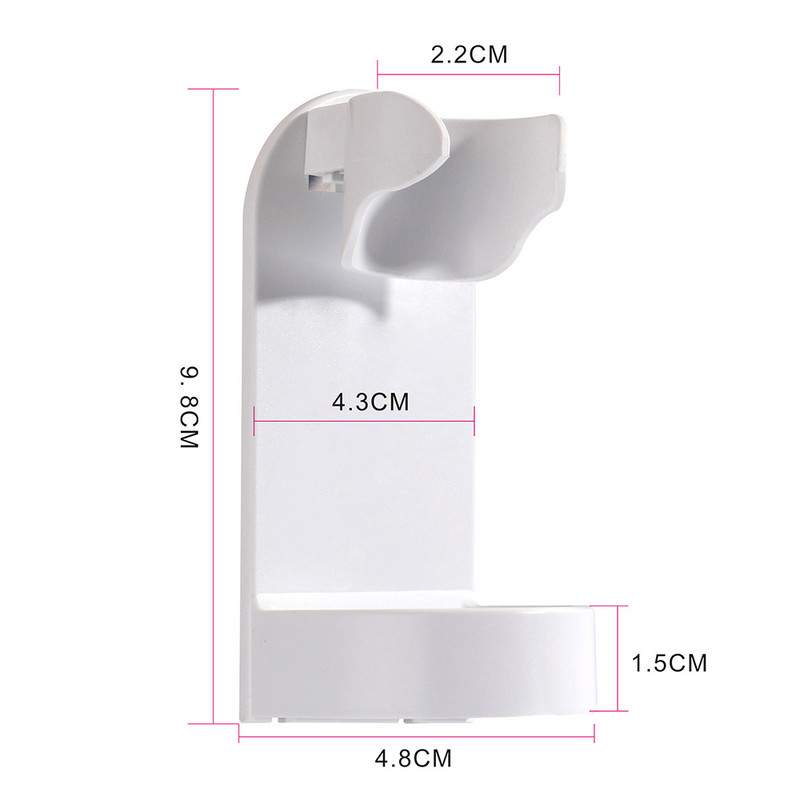 Elektromos fogkefe tartó rögzítő Elasztikus tartású fogkefe tartó Védő fogkefe fogantyú Tartsa szárazon Megállítja a penészt Fal Helytakarékos