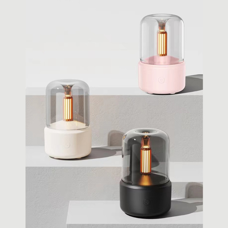 Elektromos aroma légdiffúzor mini ultrahangos légpárásító illóolajos aromaterápiás hideg párásító otthoni használatra