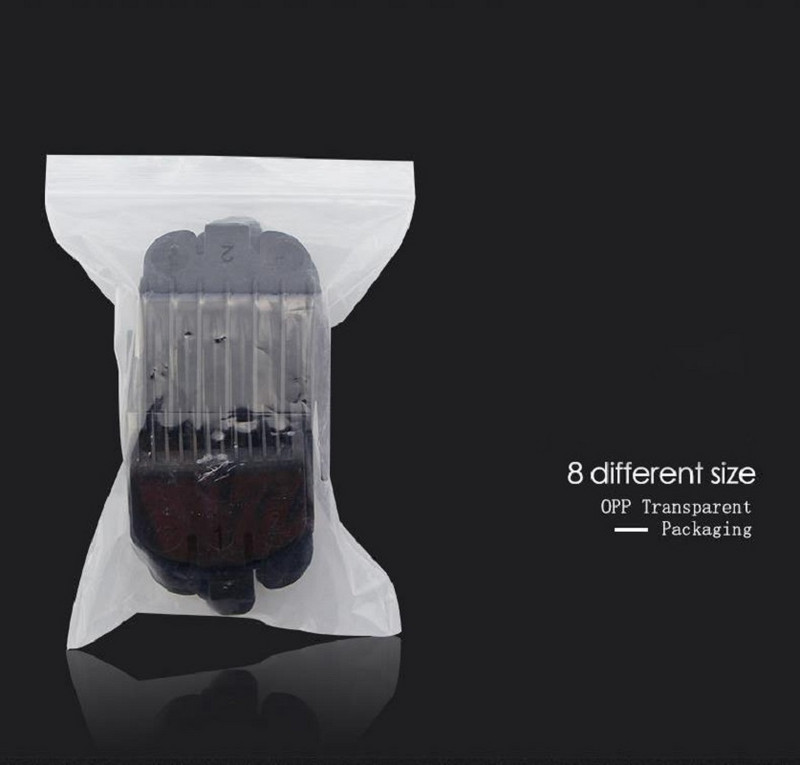 8/10 db/szett Fodrász Hair Clipper Limit Comb Hajvágó gép Fésű 3/6/10/13/16/19/22/25/1,5/4,5 mm WAHL hajvágóhoz