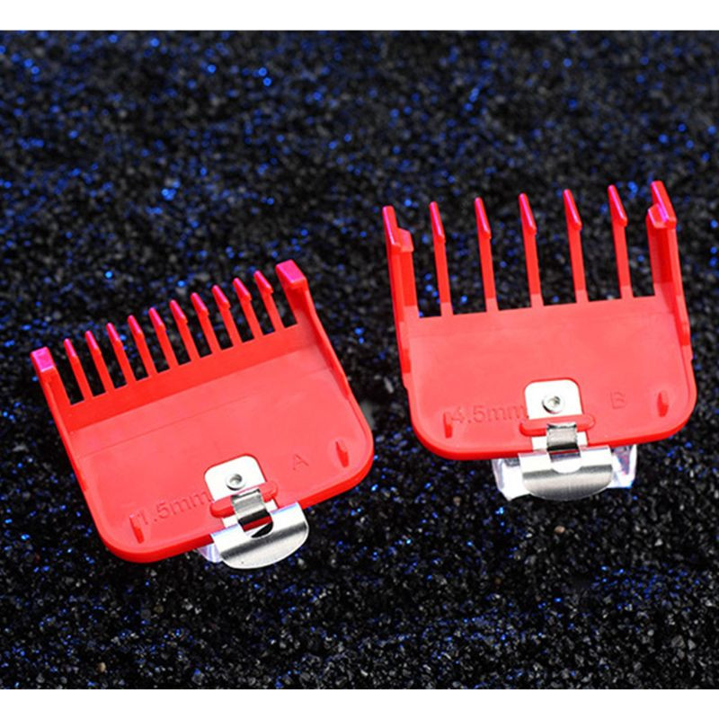 2db 1,5 mm-es 4,5 mm-es fodrászatban hajformázó útmutató fésűszett hajvágó tartozék Fodrász nyíró vágó határ fésűk