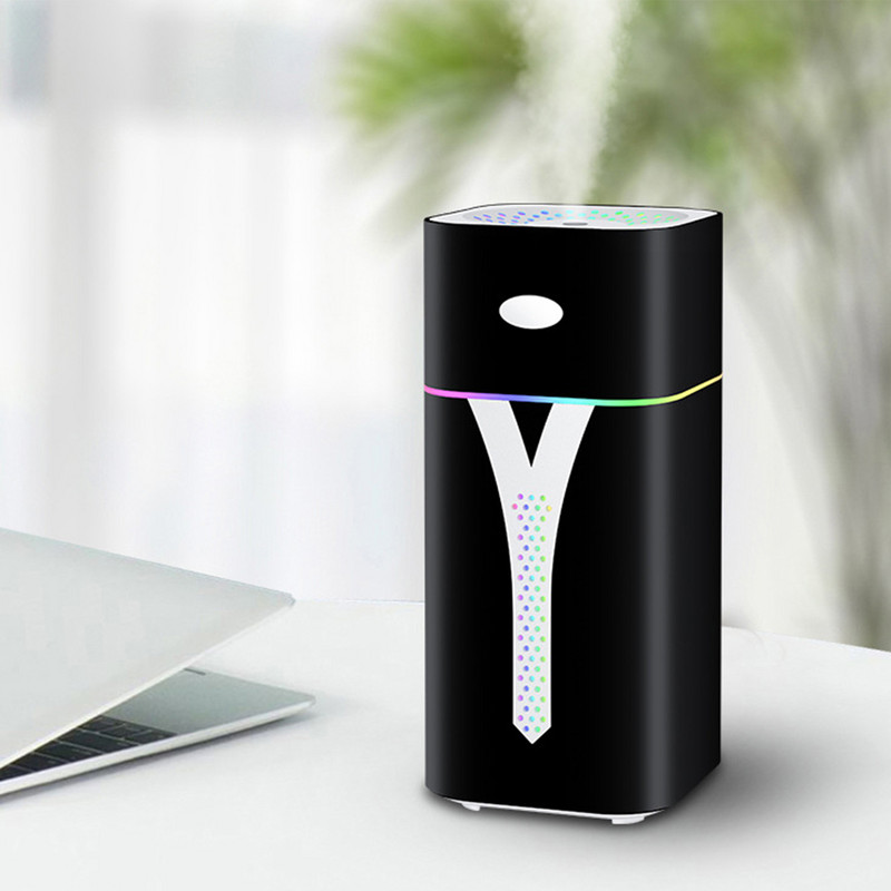 420 ml Colorful Mist Humidifier Essential Oil Diffuser USB φορητός υγραντήρας αέρα με Auto-Off Desktop Cool Mini Humidifiers