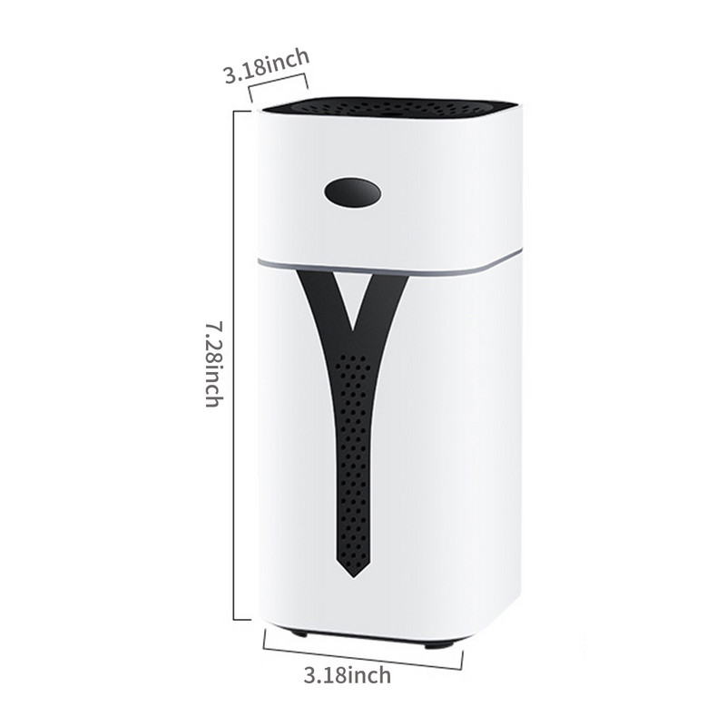 420 ml Colorful Mist Humidifier Essential Oil Diffuser USB φορητός υγραντήρας αέρα με Auto-Off Desktop Cool Mini Humidifiers