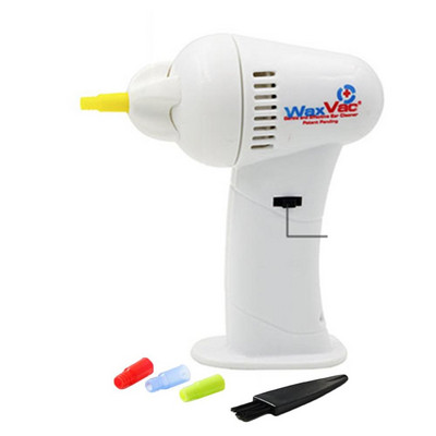 ABS Healthy Painless Health Electric Ear Cleaner Wax Remover Pick Cordless Vacuum Earwax Cleaning Tool with Silicone Tips