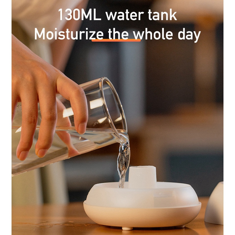 Difuzor de aromă cu flacără Umidificator de aer pentru casă Producător de ceață cu ultrasunete Fogger Difuzor de ulei esențial Purificator de lampă de culoare