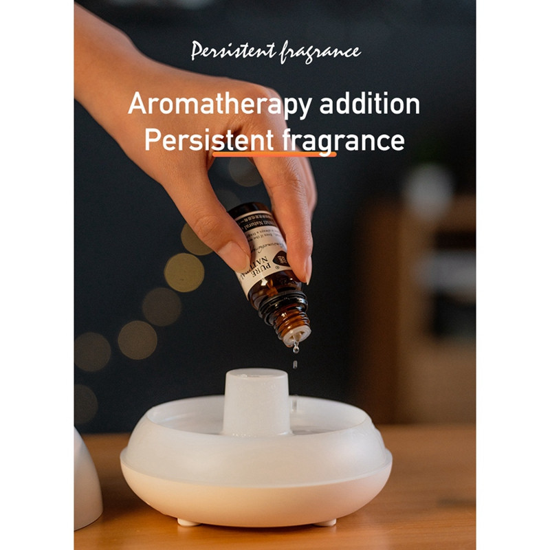 Difuzor de aromă cu flacără Umidificator de aer pentru casă Producător de ceață cu ultrasunete Fogger Difuzor de ulei esențial Purificator de lampă de culoare