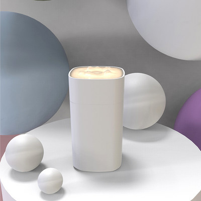 Kaasaskantav ultraheli niisutaja 350 ml Snow Mountain H2O USB Aroma õhuhajuti romantilise öölambi niisutaja difuusoriga