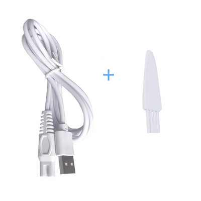 Elektrilise pardli laadija naiste pardel USB valge laadimiskaabel naiste elektriline trimmer toitekaabel raseerimismasina adapter