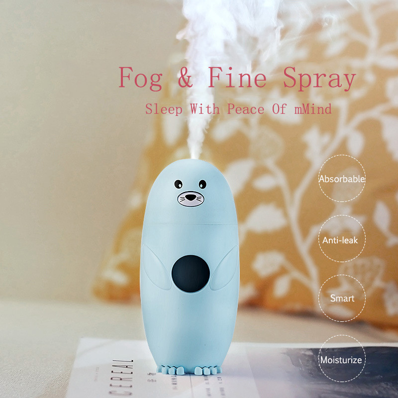 250 ml mini légpárásító kisállat USB LED éjszakai fény diffúzor autó párakészítő frissítő párásító irodai és otthoni használatra