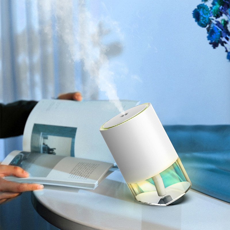 Kahe nurga otsik magamistoa ajastamiseks auto salongi õhuniisutaja kuivamisvastane värvikas valgus automaatne joogakontor Super vaikne