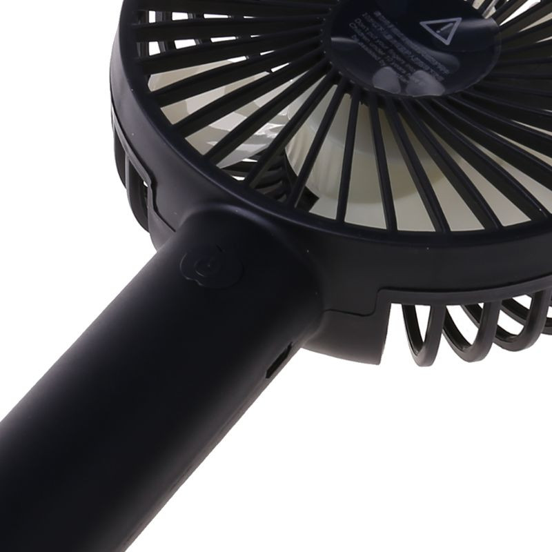 Mini kézi ventilátor, hordozható, újratölthető akkumulátorral működő hűtési asztali alap 3 üzemmóddal otthoni irodai utazáshoz kültéri használatra