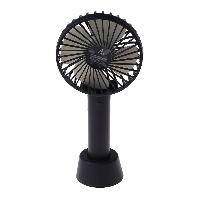 Mini kézi ventilátor, hordozható, újratölthető akkumulátorral működő hűtési asztali alap 3 üzemmóddal otthoni irodai utazáshoz kültéri használatra