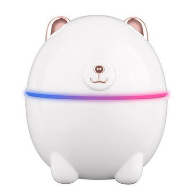 Umidificator de aer Cute Pet Mini Gospodărie Mic Aromaterapie Mașină Creativitate Urs Umidificator USB Lampă de noapte LED