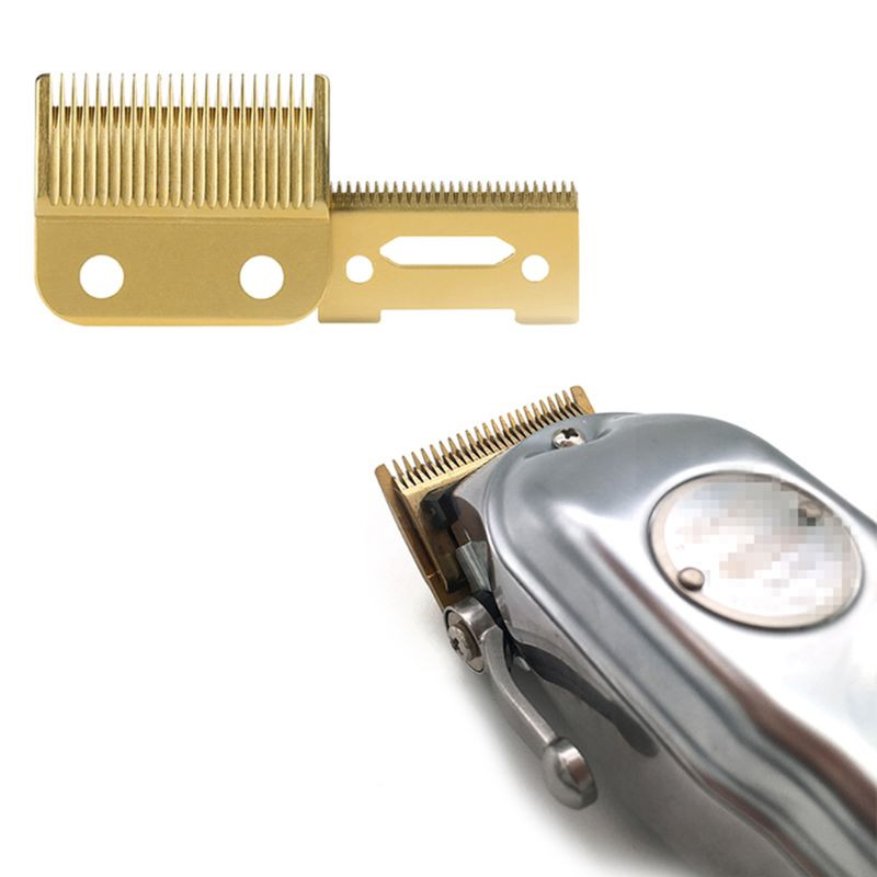 1 szett professzionális, 2 lyukú hajvágó vágó kerámia fém penge Wahl 8504 sorozatú hajvágó készlethez