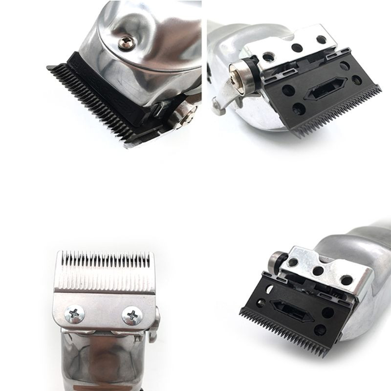 1 szett professzionális, 2 lyukú hajvágó vágó kerámia fém penge Wahl 8504 sorozatú hajvágó készlethez