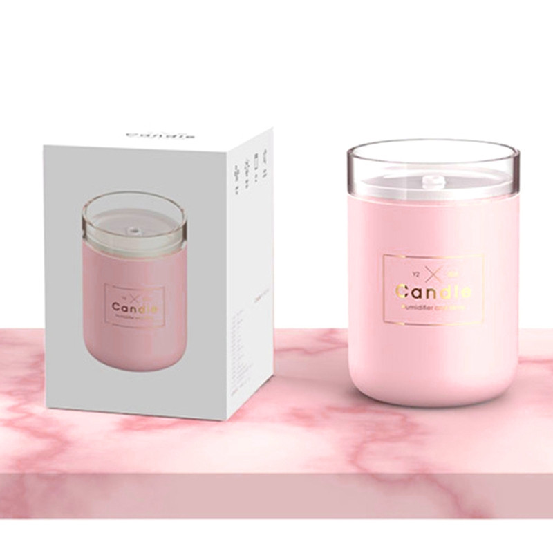 280 ml mini USB õhuniisutaja küünlajalg öövalgus jahe udu tegija magamistoa aroomi eeterlike õlide hajuti pihusti N0PF