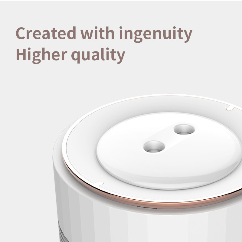 saengQ elektromos párásító diffúzor esszenciális aroma olaj légpárásító USB háztartási irodai ködkészítő LED lámpa 900 ml