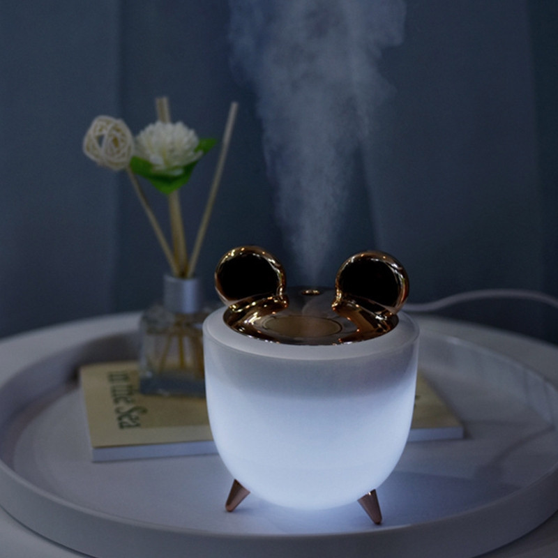 Mini ultrahangos éjszakai fény párásító USB Mist Maker Beauty Replenishing