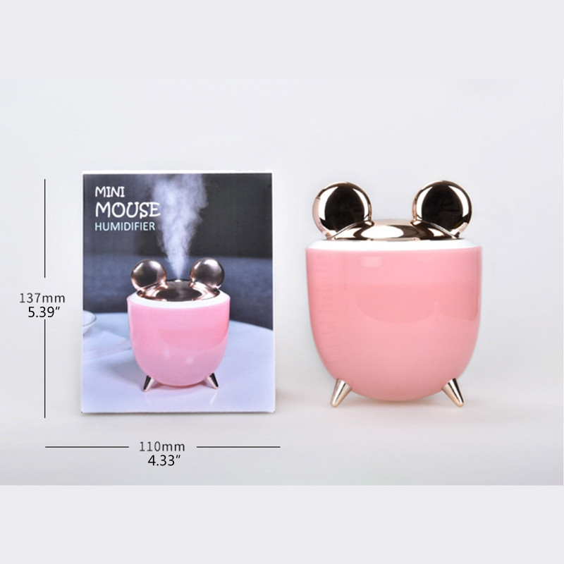 Mini ultrahangos éjszakai fény párásító USB Mist Maker Beauty Replenishing