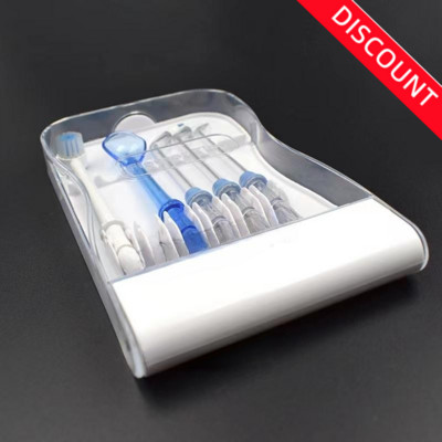 Potrivit pentru mașina de spălat dentară Waterpik, ață dentară standard, perie ortodontică, duză, accesorii pentru cutie de depozitare