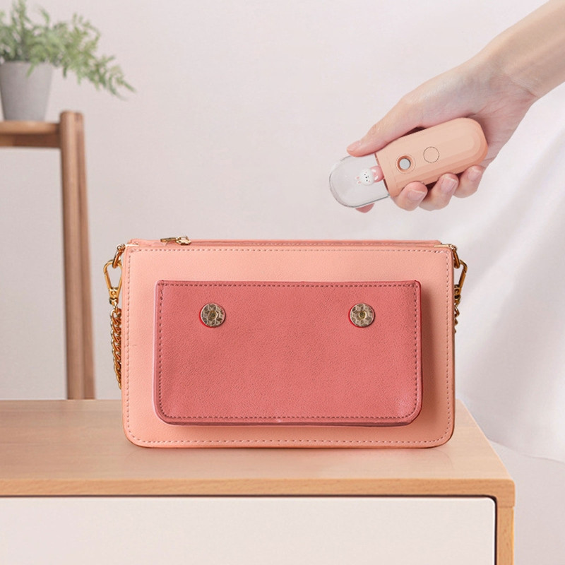 QYIYA Dinozaur drăguț din desene animate, umidificator portabil cu nano pulverizare pentru ceață facială, transport manual